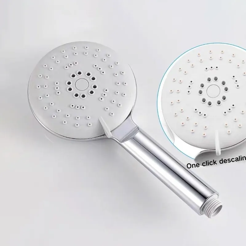 Powerful Self Cleaning Shower Head With Removable Anti Clog Nozzles